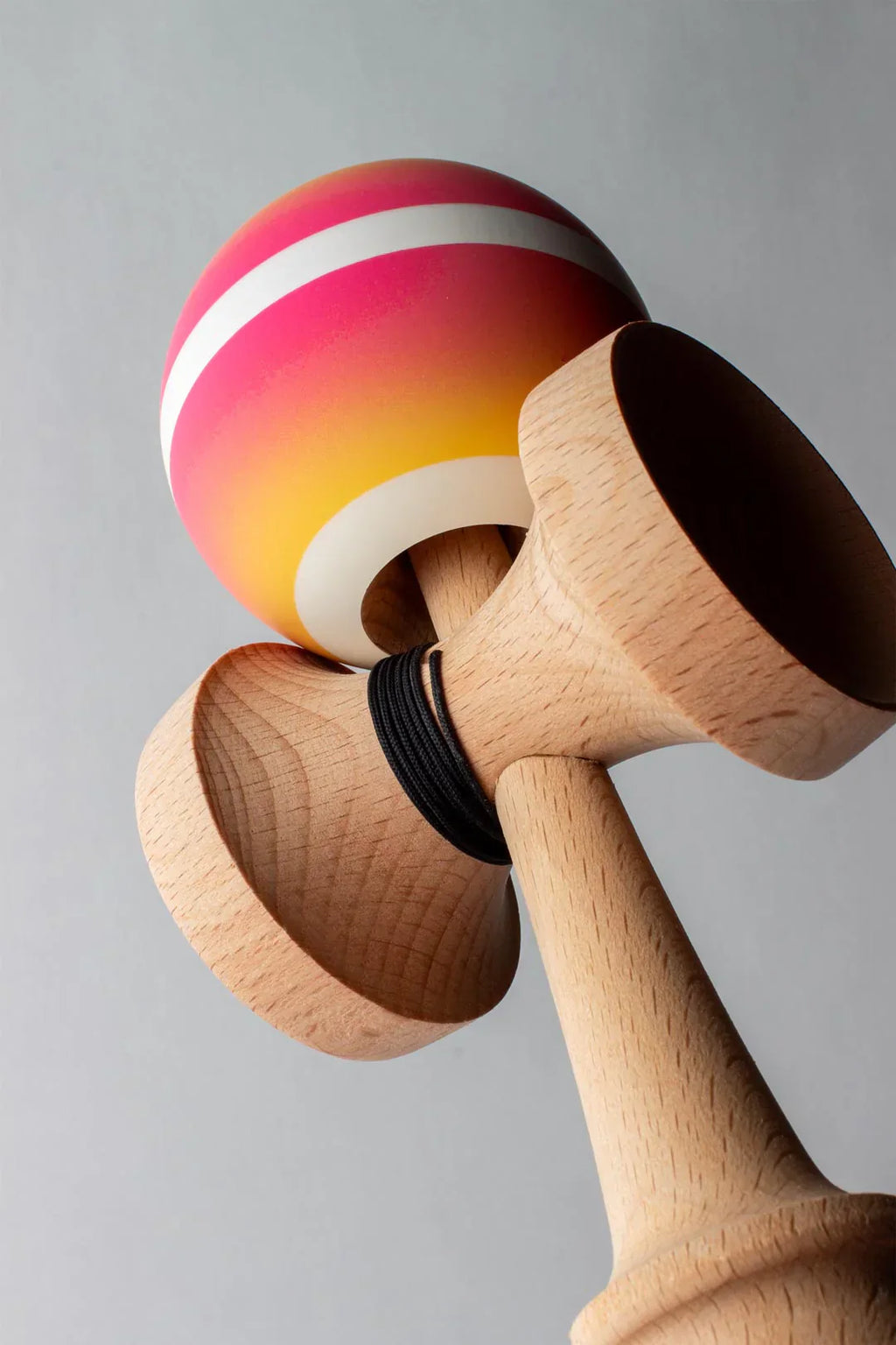 Sweets Kendama | Horizon Fade Pink Yellow | Cushion Clear