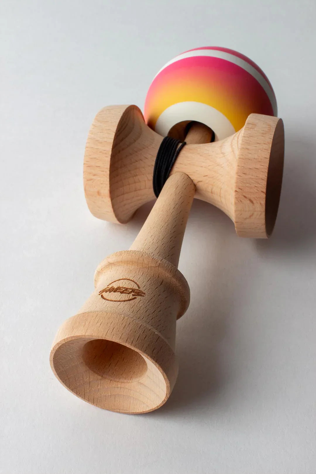 Sweets Kendama | Horizon Fade Pink Yellow | Cushion Clear