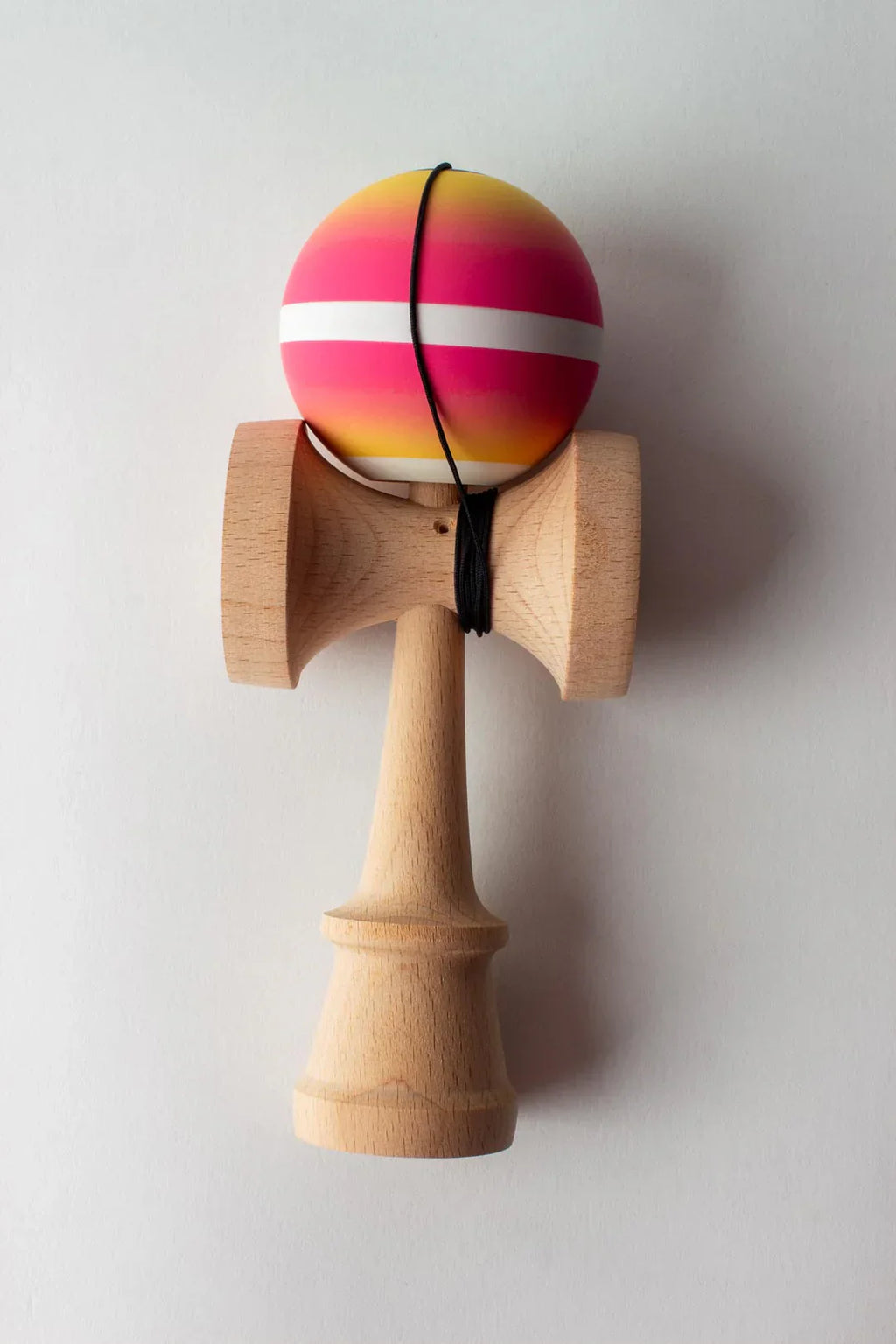 Sweets Kendama | Horizon Fade Pink Yellow | Cushion Clear