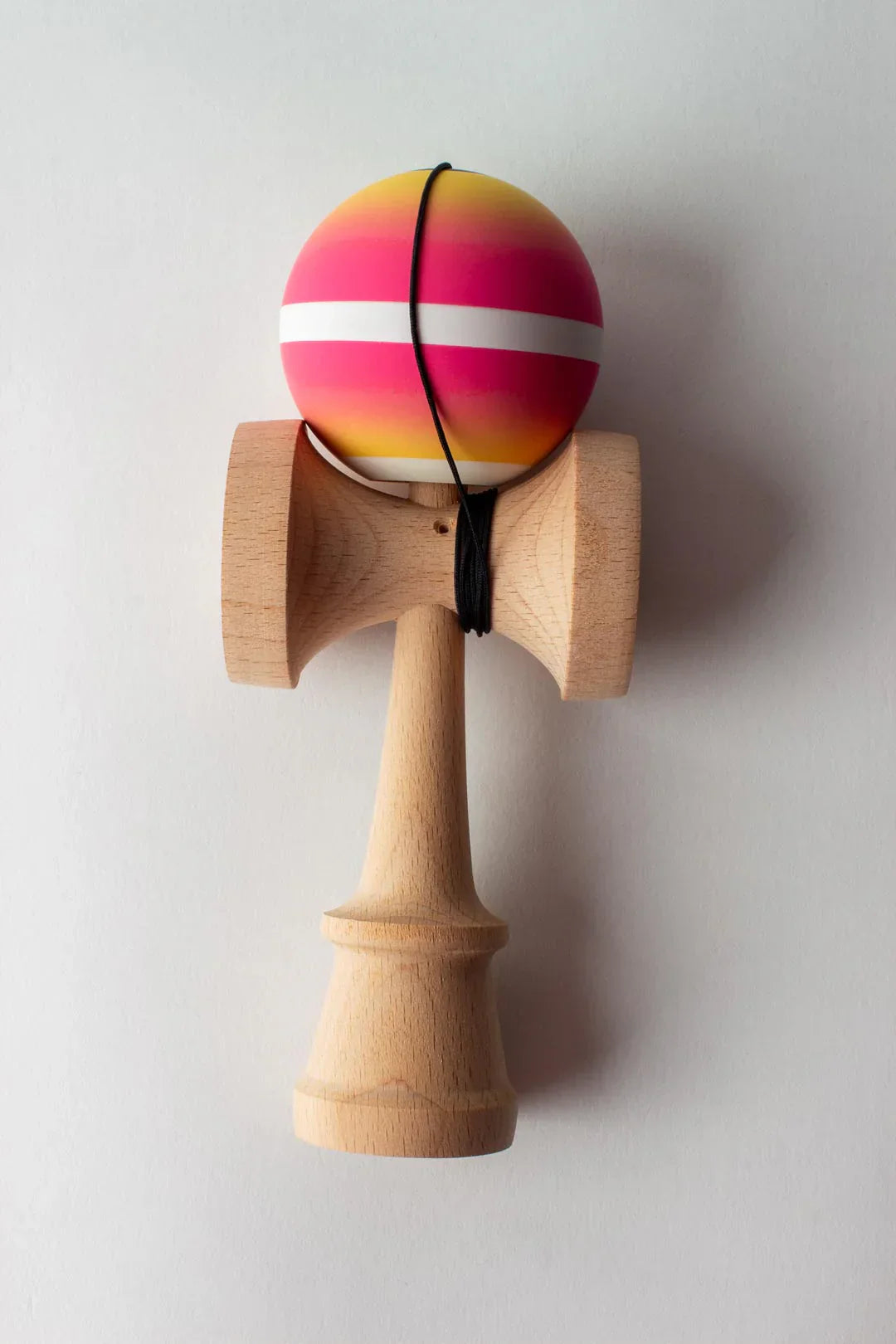 Sweets Kendama | Horizon Fade Pink Yellow | Cushion Clear