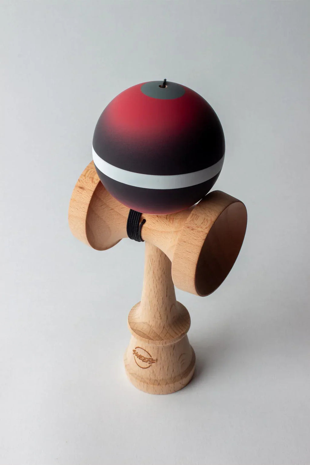 Sweets Kendama | Horizon Fade Black Red | Cushion Clear