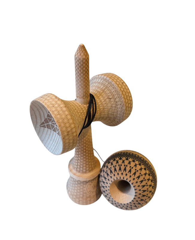 Sweets Kendama | Matt Sweets Jorgenson B&W | Broken Shape