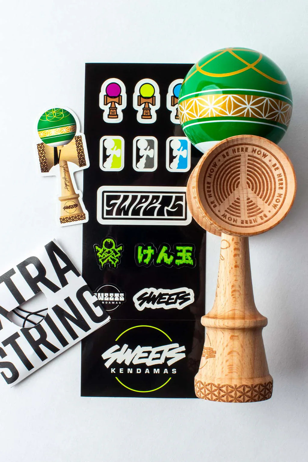 Sweets Kendama | Horizon Fade Pink Yellow | Cushion Clear